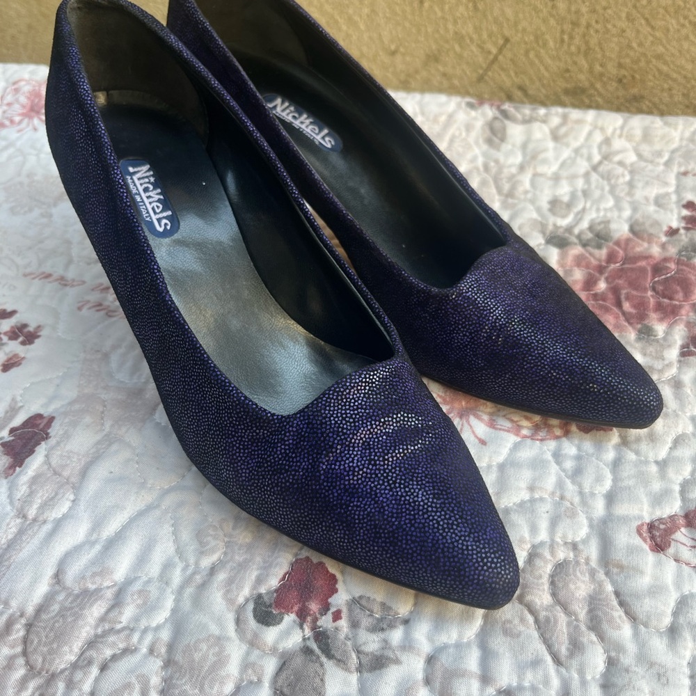 Vintage Nickels Women's Dark Purple Heels